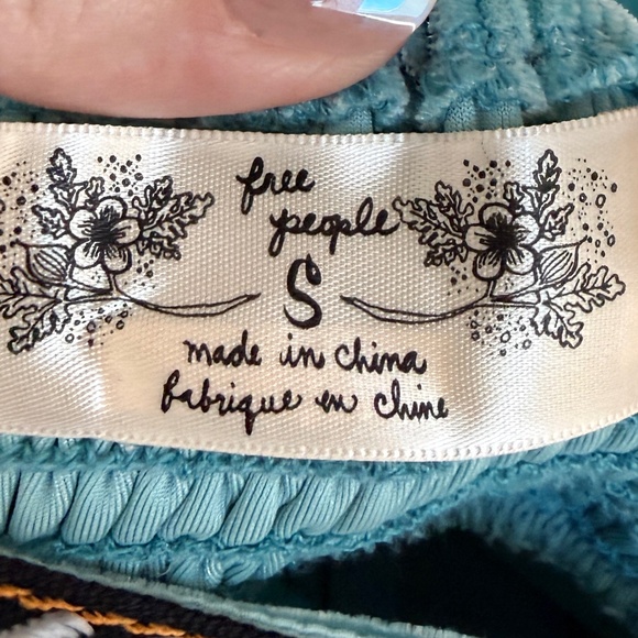 Free People Scandinavian Snowflake Velvet Dress - Picture 6 of 8